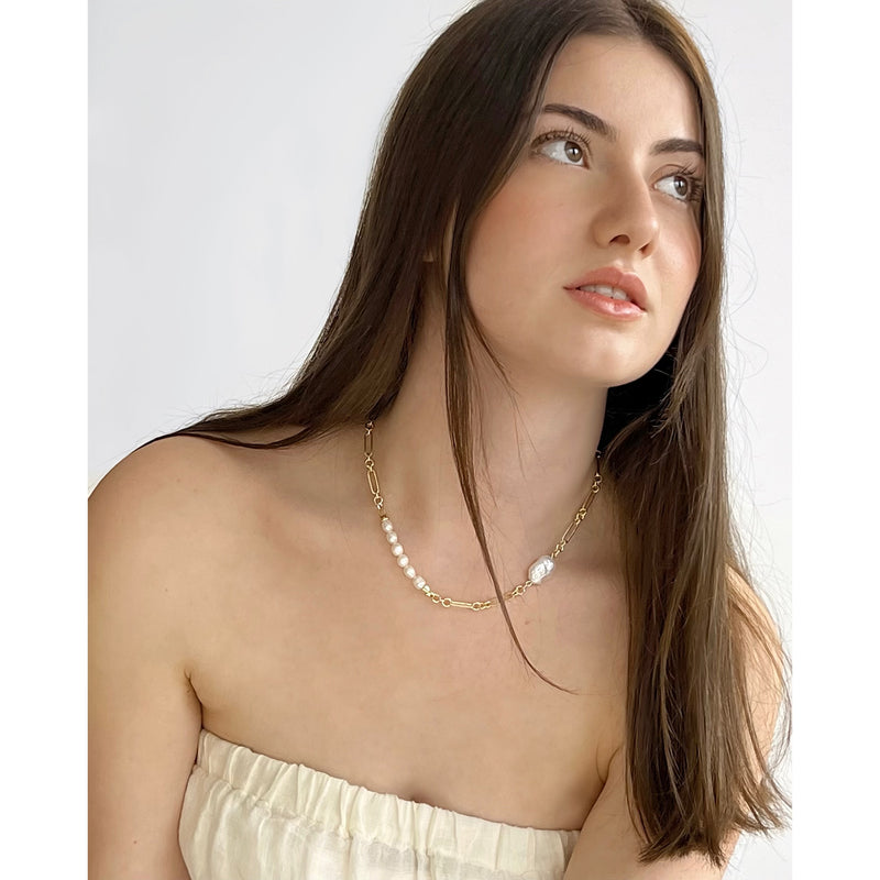 Emily Freshwater Pearl Necklace